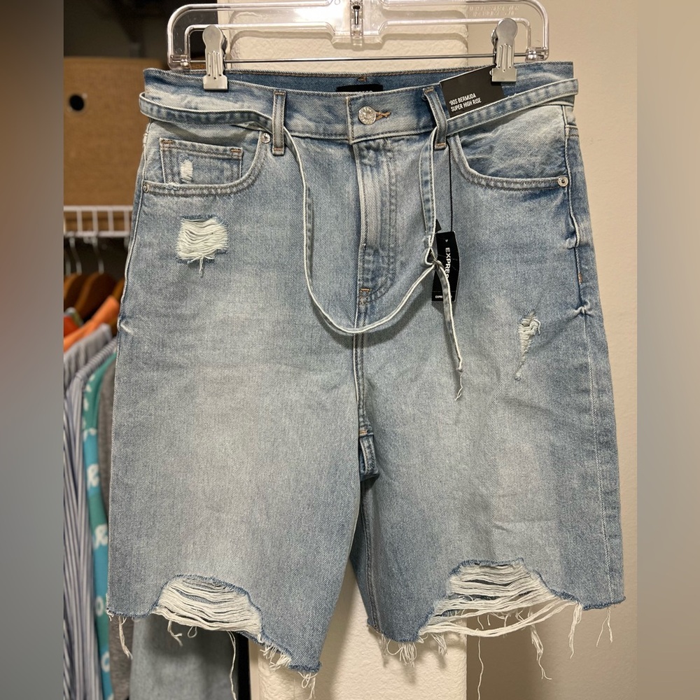EXPRESS 90’s Bermuda High Rise Shorts